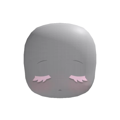 sweet sleeping chibi face (pink)