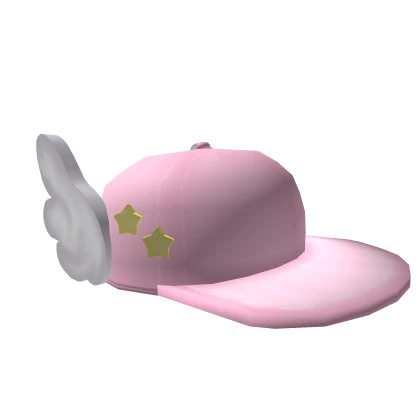 Pink Star Winged Cap