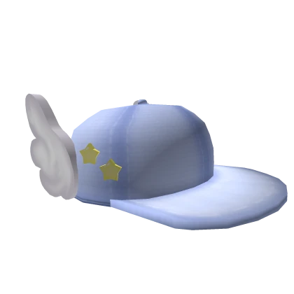 Blue Star Winged Cap