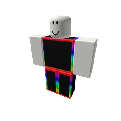 Cartoony Rainbow Head pants