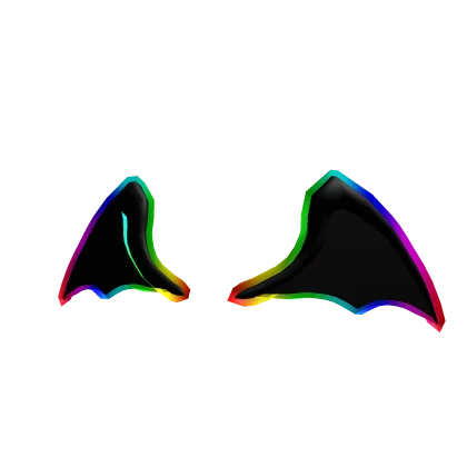 Cartoony Rainbow Wings