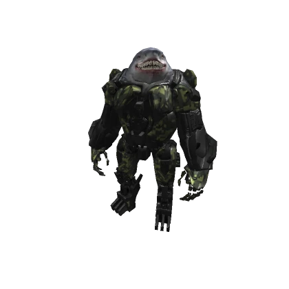 Shark Mech - Forest Camo - (Rthro)