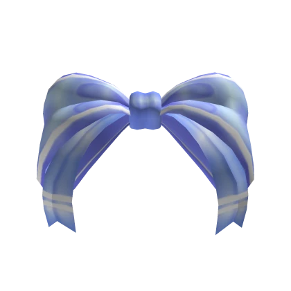 School Girl HeadBow Blue