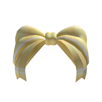 School Girl HeadBow Yellow