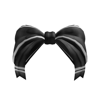 School Girl HeadBow Black