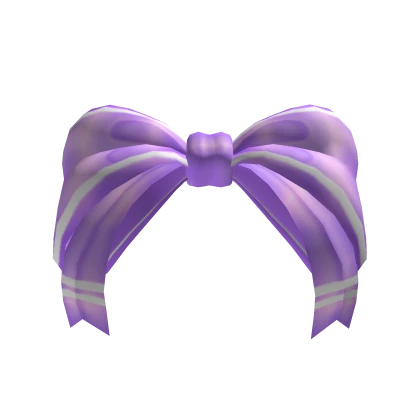 School Girl HeadBow Purple