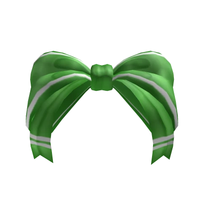 School Girl HeadBow Green