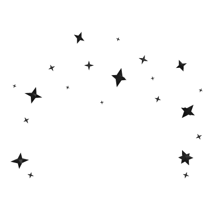 Twinkling Stars Black