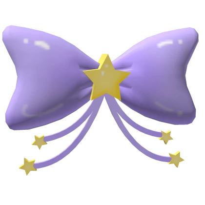 Purple Bow Wings