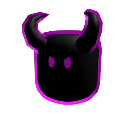 Purple Cartoony Demon Head