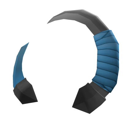 Blue Wrapped Horns