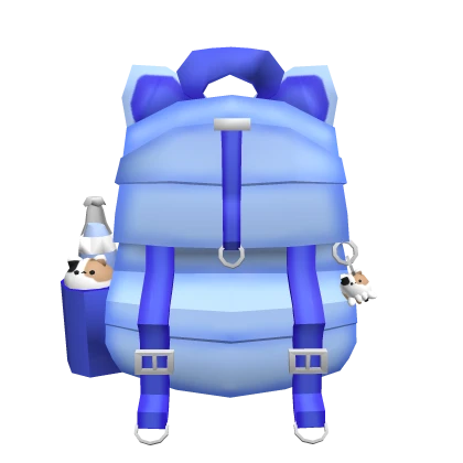 Blue Cat Backpack