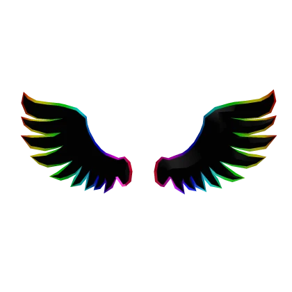 Cartoony Rainbow Wings