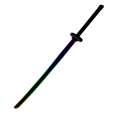 Cartoony Rainbow Katana