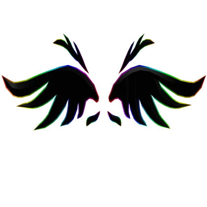 Cartoony Rainbow Mystic Wings