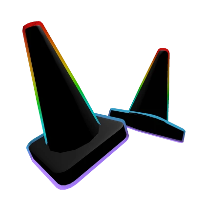 Rainbow Traffic Cone Ears