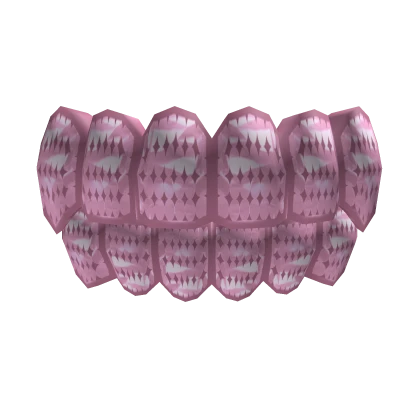 Pink Iced Out Grills