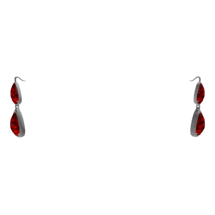 Ruby Drop Earrings