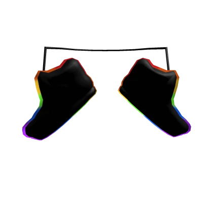 Cartoony Rainbow Sneakers