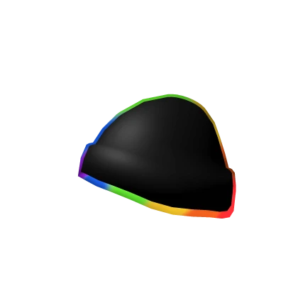 Cartoony Rainbow Beanie