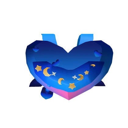 Sleepy Stars Heart Backpack 3.0