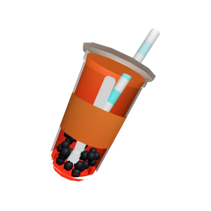 Bloxy Boba Peach Tea