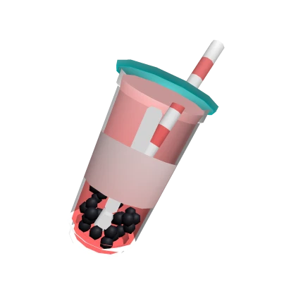 Bloxy Boba Milk Strawberry Blast