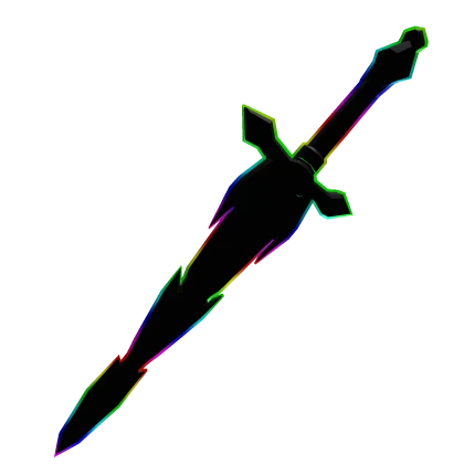 Cartoony Rainbow Longsword