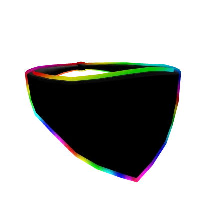 Cartoony Rainbow Ninja Mask