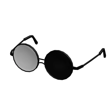 Circle Black&White Glasses