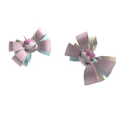 iamSannas Unicorn Hair Bows