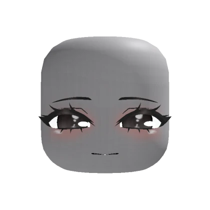 Cute Sleepy Chibi Face - Brown