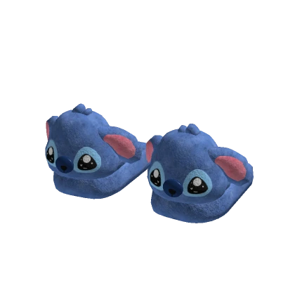 Cute Blue Alien Slippers