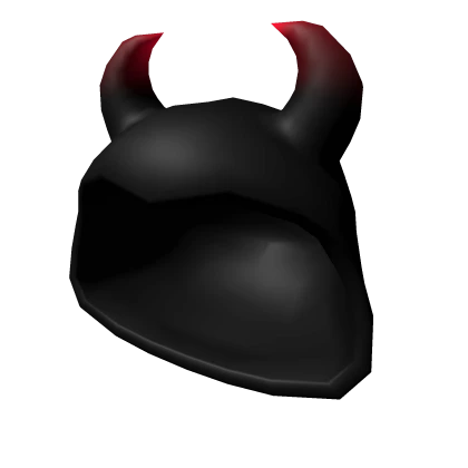 Black w/ Red tips Devil Hood