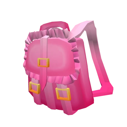 Pink Ruffled Backpack 3.0