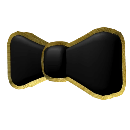 Gold Toony Bow Tie