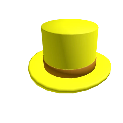 Brown Banded Yellow Top Hat