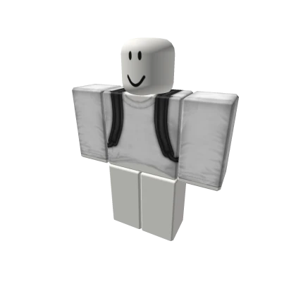 tucked white shirt with 3m stripe backpack