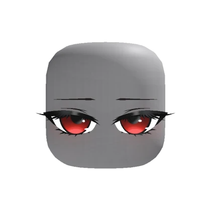 Animated Soft Stare Girl Eyes - Red