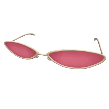 Red Cat Eye Aesthetic Sunglasses