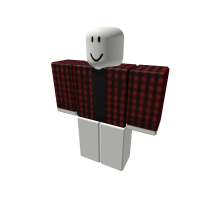 Red Plaid Jacket Black Sweater Cool Boy Christmas