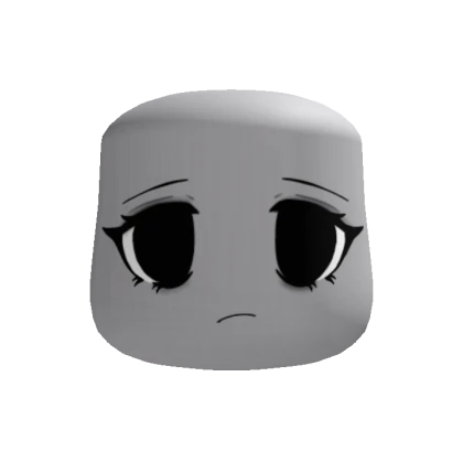 head moe face with innocent eyes