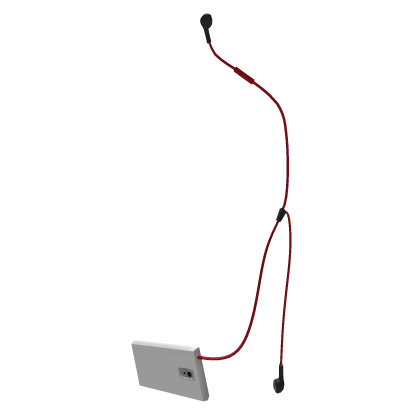 Laid-back Red Earphones