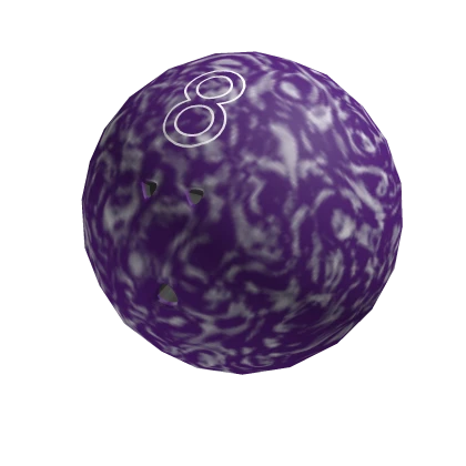 Retro Purple Bowling Ball