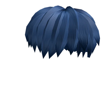 Blue Short Anime Hair