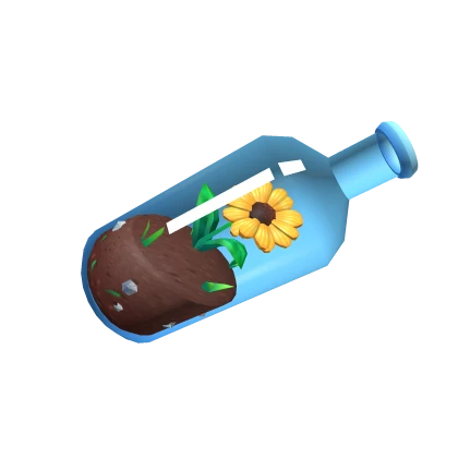 Sunflower in a Bottle