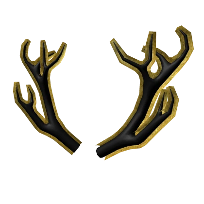 Gold Toon Antlers