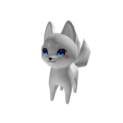 Light Grey Kitsune Friend