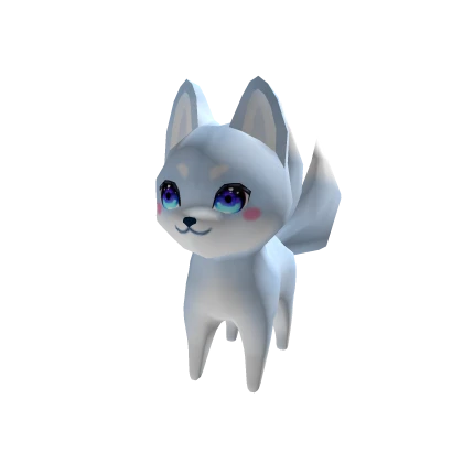 Blue Kitsune Friend