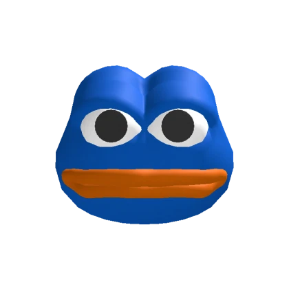 Blue Seriously Frog Meme Head